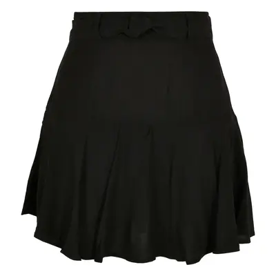 Women's viscose miniskirt black