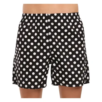 Men's home boxer shorts with pockets Styx polka dots