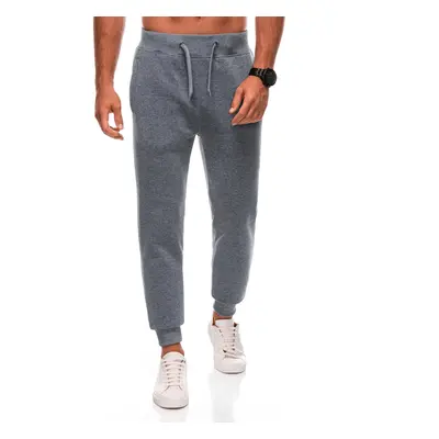 Edoti Men's BASIC uniform sweatpants joggers - grey melange