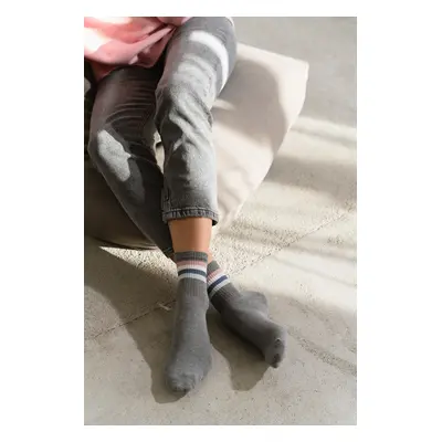 Socks Melange Grey Melange Grey