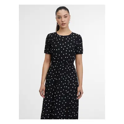 Orsay Black Ladies Patterned Dress - Women