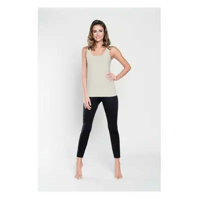 Ibiza T-shirt with wide straps - powder pink