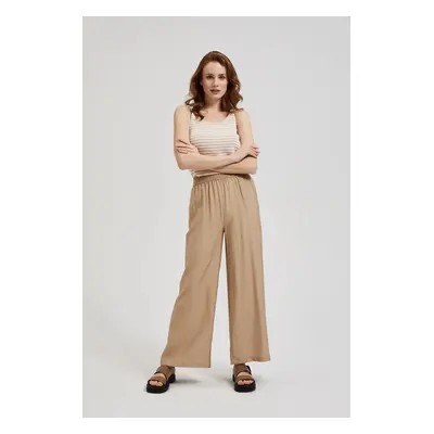 Women's summer trousers MOODO - cofee