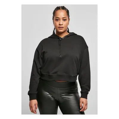 Women's Short Terry Hoody Black