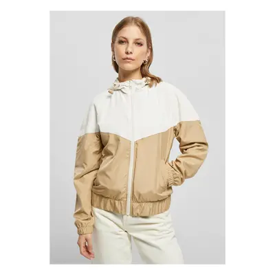 Women's windbreaker Arrow white sand/beige