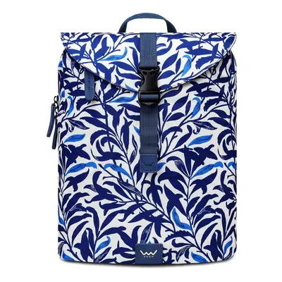 VUCH Corbin Leaves Blue Backpack