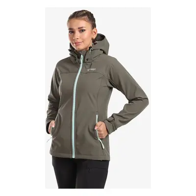 Women's softshell jacket Kilpi RAVIA-W Dark green