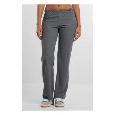 Women's ribbed trousers grey