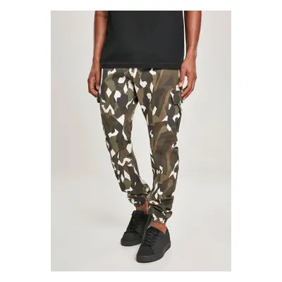 Wooden Camo Pants Geometric Camo Stretch Twill Cargo Pants