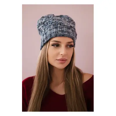 marka niezdefiniowana Cap with fleece Roksana K209 blue + jeans