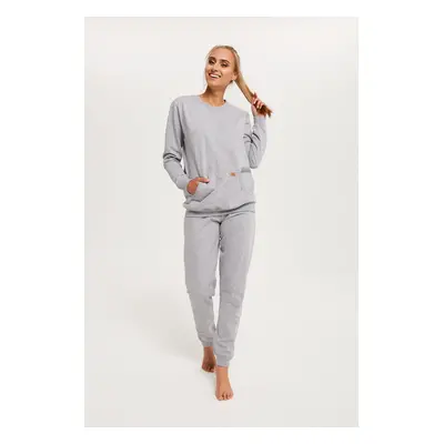 Women's set Fox, long sleeves, long trousers - melange