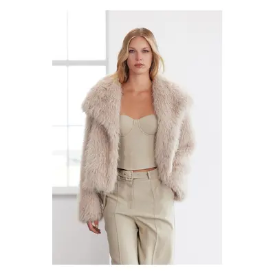 Trendyol Beige Oversized Für Coat