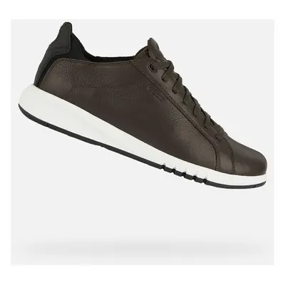 Brown men's sneakers Geox Aerantis - Men's