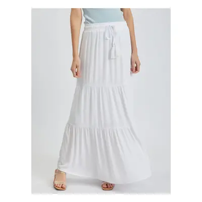 Orsay White Ladies Maxi Skirt - Women