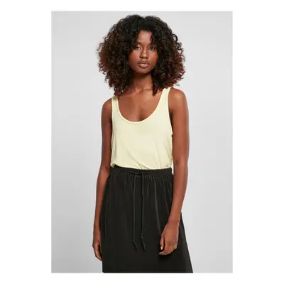 Women's Modal Loose Top Soft Yellow