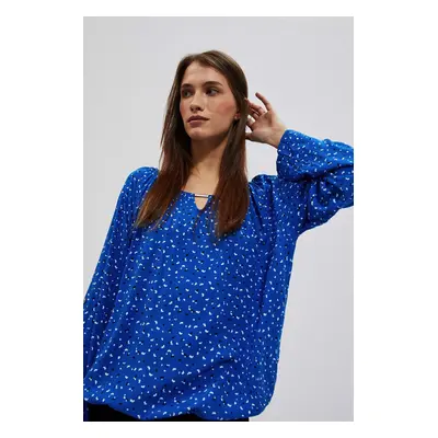 WOMEN'S SHIRT L-KO-4018 BLUE