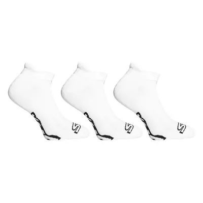 3PACK Styx low white socks