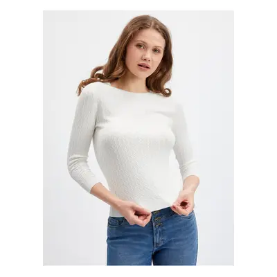 Orsay White Ladies Sweater - Women