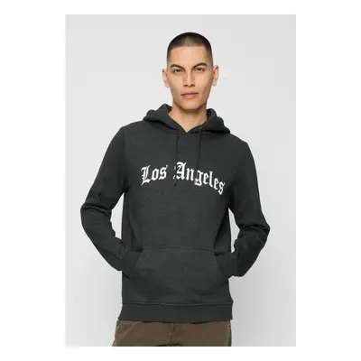 Los Angeles Text Hoody Charcoal