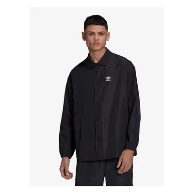 adidas Originals Coach Jacket Black Mens Shirt Jacket - Men