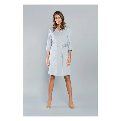 Montana bathrobe with 3/4 sleeves - melange