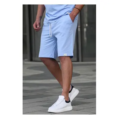 Madmext Men's Blue Basic Shorts