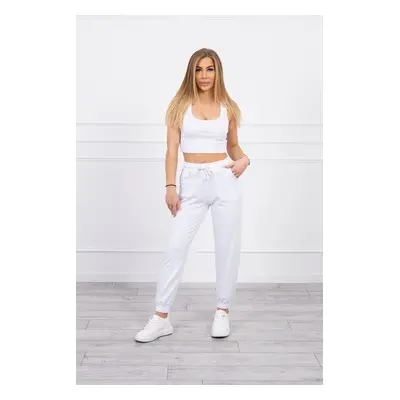 Set of top+pants white