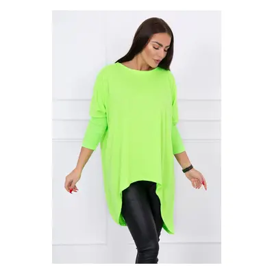 Oversize blouse green neon colors