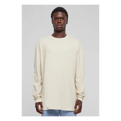 Oversized Open Edge Longsleeve sand