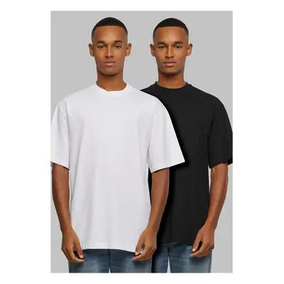 Men's T-shirts Tall 2-Pack white+black