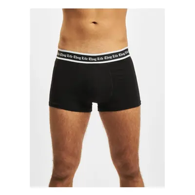 Thug Life Boxer Shorts Black