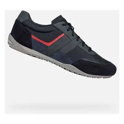 Dark blue men's sneakers Geox Wells - Men's