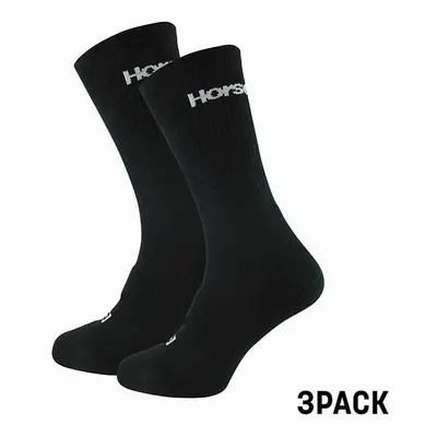 3PACK Horsefeathers socks black