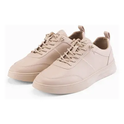 Ombre Unisex casual men's eco nubuck shoes - light brown