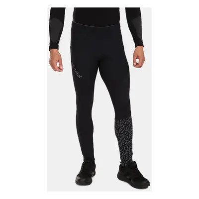 Men's Running Leggings Kilpi ALEXO-M Black