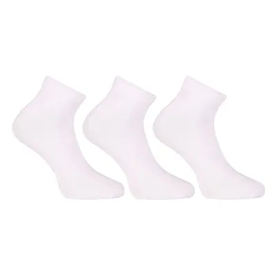 3PACK Socks Nedeto Low Bamboo White