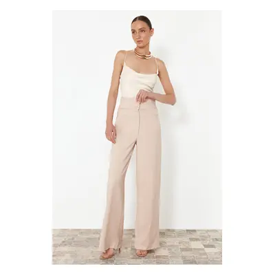 Trendyol Stone Corset Detailed Woven Trousers