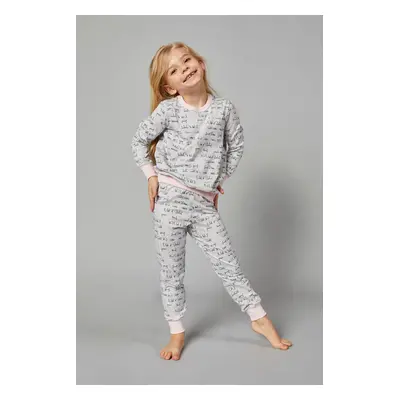 Girls' pyjamas Olga, long sleeves, long pants - print