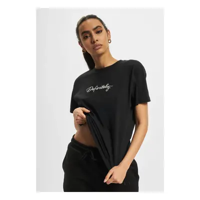 DEF Handwriting Definitely embroidered t-shirt black