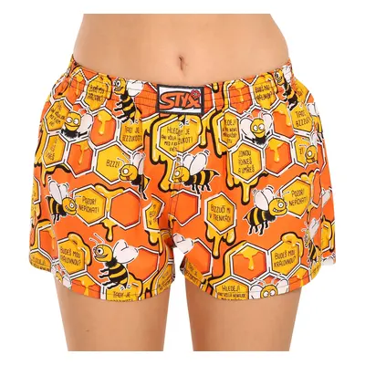 Women's boxer shorts Styx art classic elastic Bees