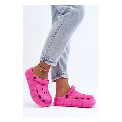 PS1 Női hab platform Crocs Fuchsia Beckett