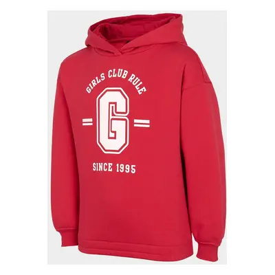 Girls' cotton sweatshirt 4F