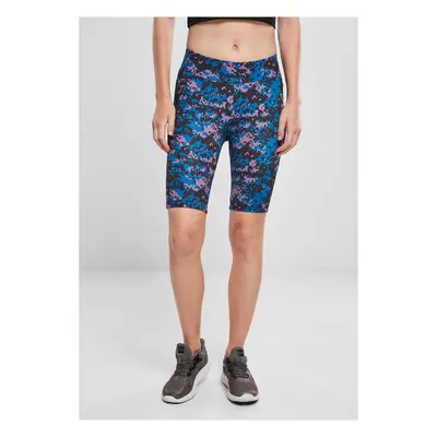 Women's High Waist Camo Tech Cycle Digital duskviolet camo shorts