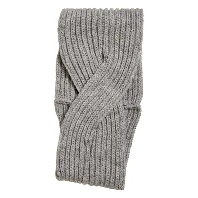 Knitted headband grey