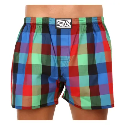 Men's briefs Styx classic rubber oversized multicolor