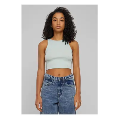 Women's cropped mint top