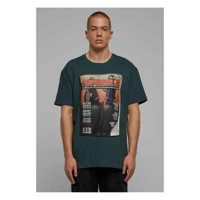 Men's T-shirt oversize Upscale Magazine bottle green