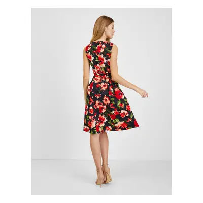 Orsay Red & Black Women's Floral Dress - Women