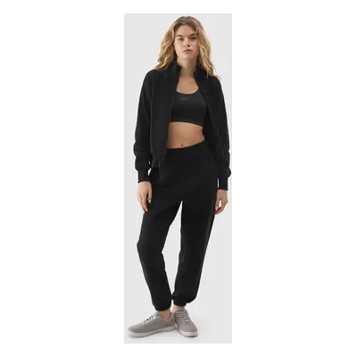 Women's 4F Organic Cotton Jogger Sweatpants - Black