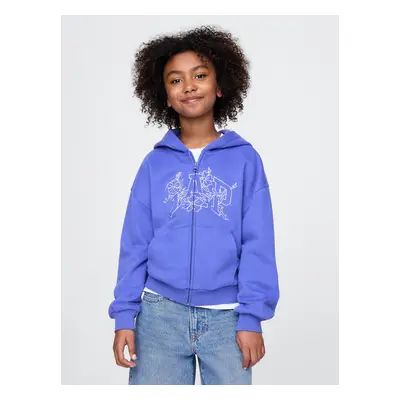 GAP Children's oversize sweatshirt with logo - Girls